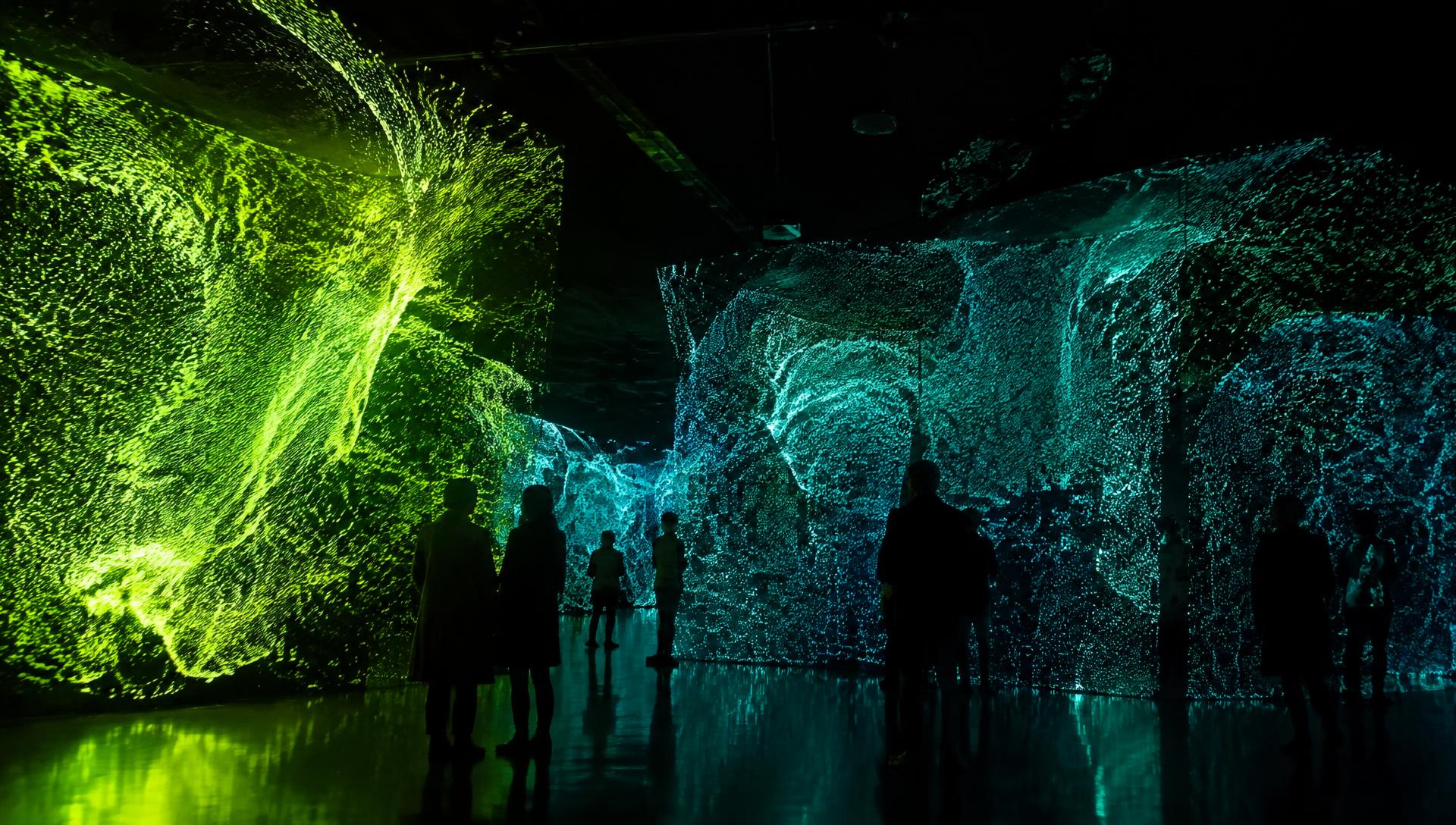 Installation d'art numérique immersive